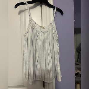 THREAD & SUPPLY💙Linen Striped Tank Top